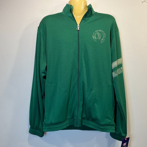 M101 Champion Men's Road Sign Green Game Day Attack Jacket - Medium - NWT $65 - Picture 2 of 6